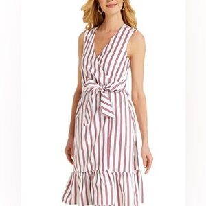 Draper James Sleeveless Wrap Dress 0